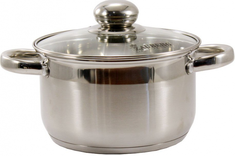 Каструля  ZAUBERG CZB 1.3л. нержавійка сфера (1.3C-ZB) | Інтернет-магазин Prometey в Україні | Гурт та роздріб