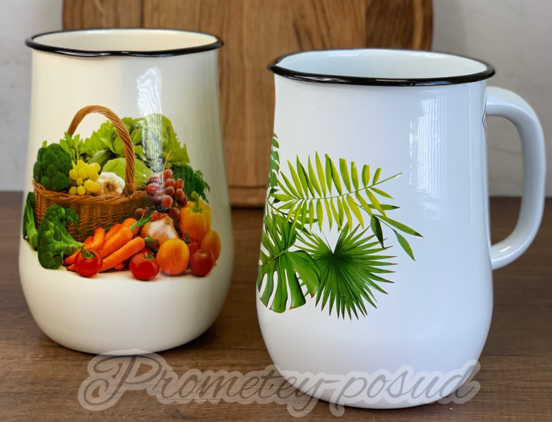 Глечик емальований 2.5 л . (2311/2) | Інтернет-магазин Prometey в Україні | Гурт та роздріб