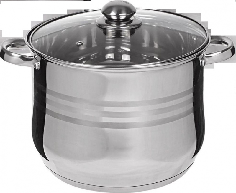 Каструля велика 11,2л нержавійка з набору (517-ЕВ) | Інтернет-магазин Prometey в Україні | Гурт та роздріб