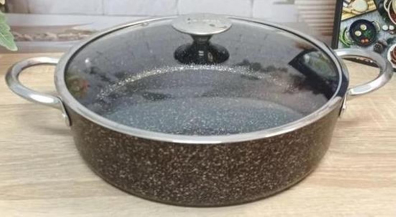 Казан-сотейник 2,7л OMS Black  антипригарне покриття, індукція (3316-24) | Інтернет-магазин Prometey в Україні | Гурт та роздріб