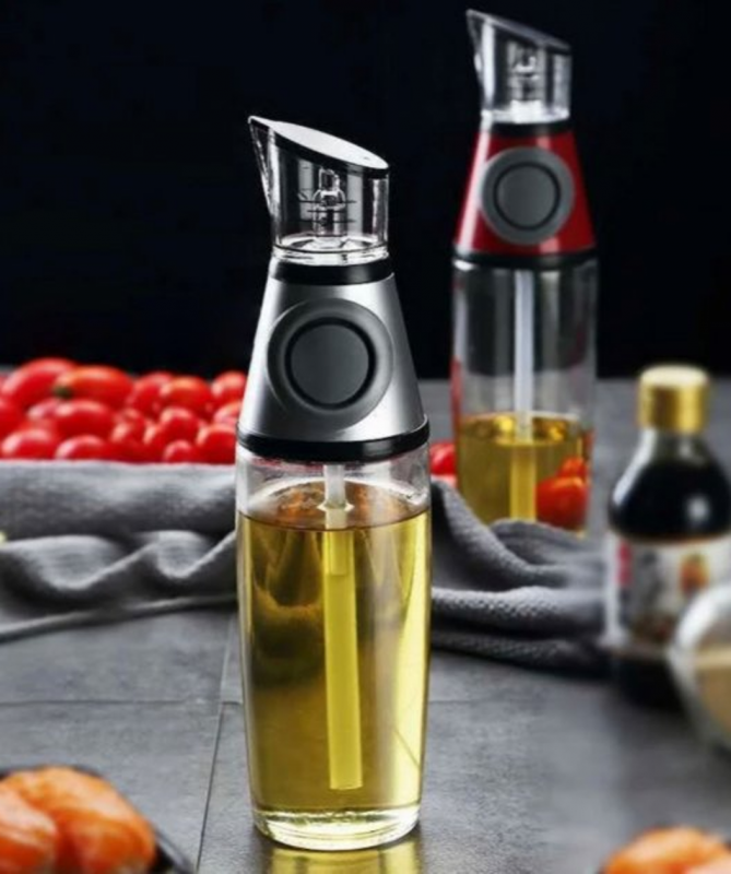 Бутилка для олії та оцту 250мл з дозатором (123-FRU) | Інтернет-магазин Prometey в Україні | Гурт та роздріб