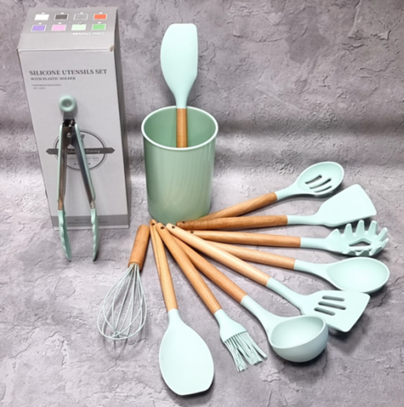 Набір кухонного приладдя 12пр силікон (3200-66) | Інтернет-магазин Prometey в Україні | Гурт та роздріб