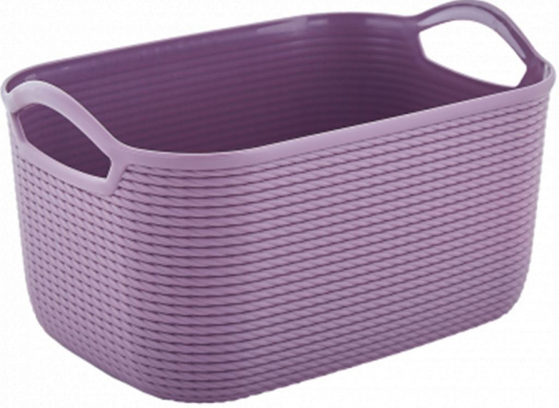 Корзина "Джут" 2,9л (25 x 17 x 14 см) Фіолетова (127007)