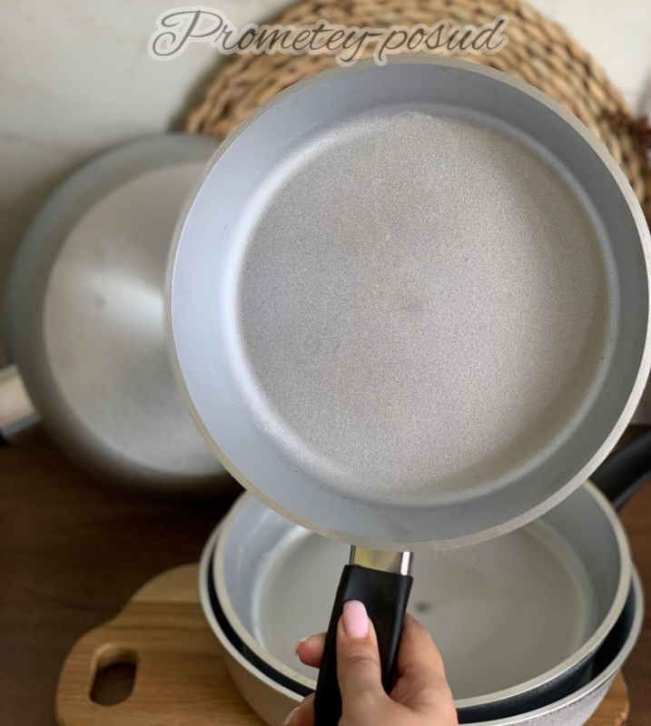 АЛЮМІНІЙ/ Сковорода без кришки 24см потовщ ТАЛКО (50240-D) | Інтернет-магазин Prometey в Україні | Гурт та роздріб