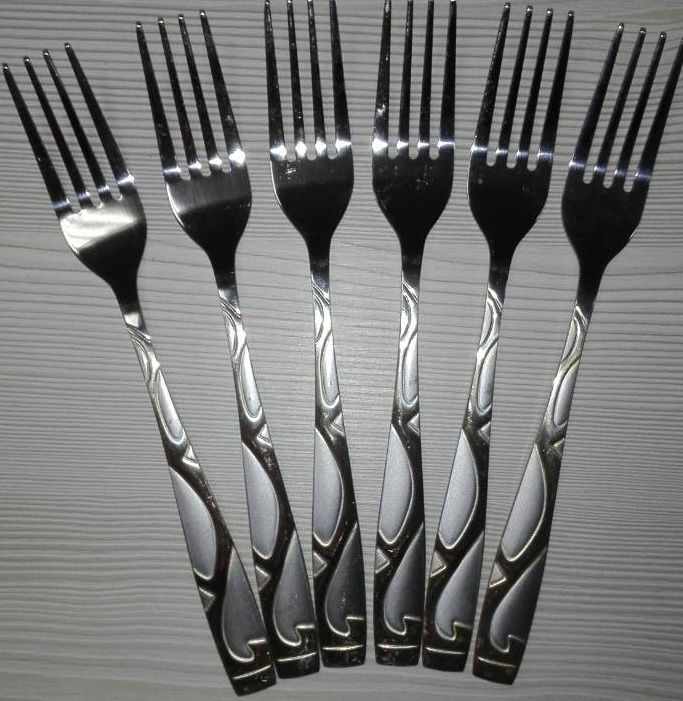 ДОЛАР золото/ Виделка столова 6шт (3207)