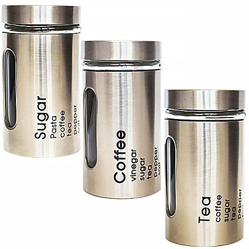 Ємність для зберігання кави, цукру, чаю 560 мл (7028-01) | Інтернет-магазин Prometey в Україні | Гурт та роздріб