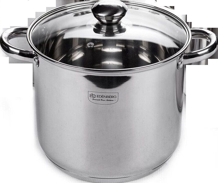 Каструля 5,7л 7-шарове дно з набору (530-ЕВ) | Інтернет-магазин Prometey в Україні | Гурт та роздріб