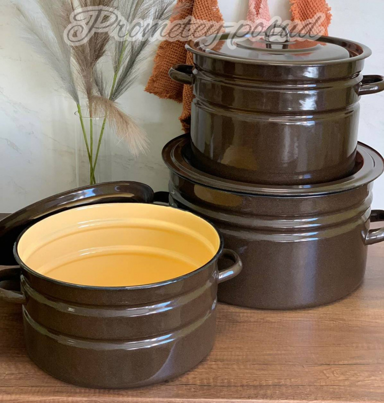 Бак емаль 40 л. з кришкою (2830/1) | Інтернет-магазин Prometey в Україні | Гурт та роздріб