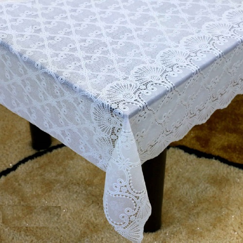 Клейонка в рулоні вінілова ажурна "Lace" біла 1,37*20м (2128) | Інтернет-магазин Prometey в Україні | Гурт та роздріб