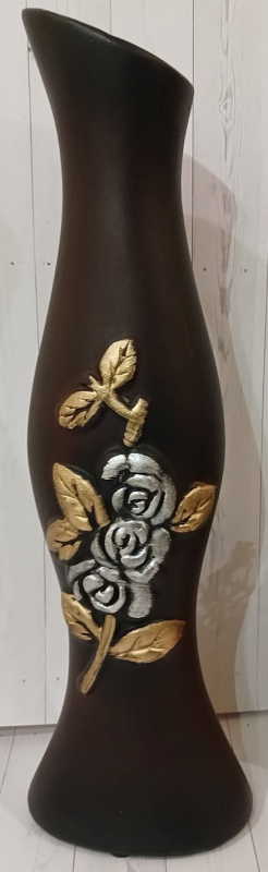 Ваза керам Чорна "20" 35см (20-0403)