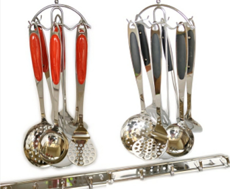 Набір кухонного приладдя 7пр ElLIT коричнева ручка (2403)