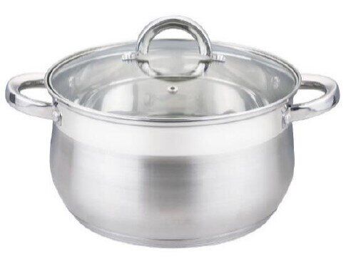 Каструля 8.2л 5-ти шарове дно (3728-EB) | Інтернет-магазин Prometey в Україні | Гурт та роздріб