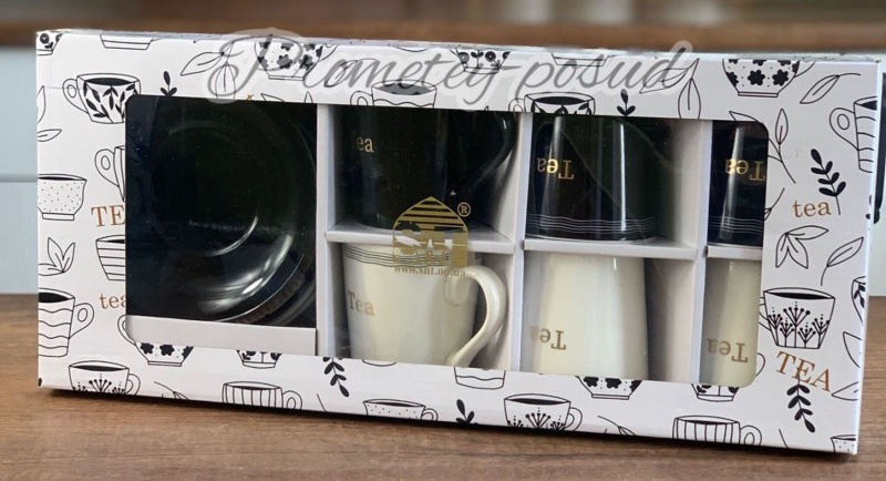 Набір чайний 12пр. 240мл Кав'ярня  (15102) | Інтернет-магазин Prometey в Україні | Гурт та роздріб