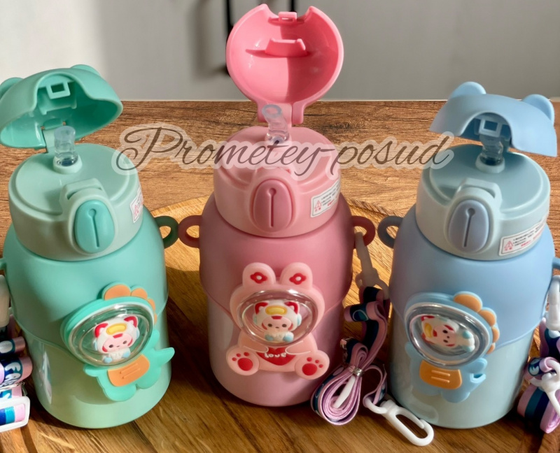 Термос дитячий-поїлка 500мл з трубочкою (4930) | Інтернет-магазин Prometey в Україні | Гурт та роздріб