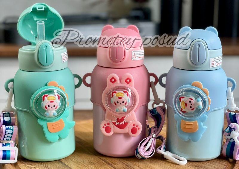 Термос дитячий-поїлка 500мл з трубочкою (4930) | Інтернет-магазин Prometey в Україні | Гурт та роздріб