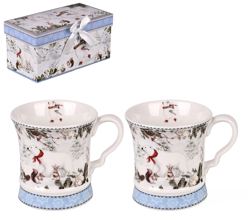 Н/Р Набір чашок "Winter" 280мл 2шт (36247)